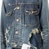 ( New Season ) Maison Mihara Yasuhiro Distressed-effect Denim Jacket -Maison Mihara Yasuhiro Sales 18261606 39123366 600