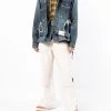 ( New Season ) Maison Mihara Yasuhiro Distressed-effect Denim Jacket -Maison Mihara Yasuhiro Sales 18261606 39125438 600