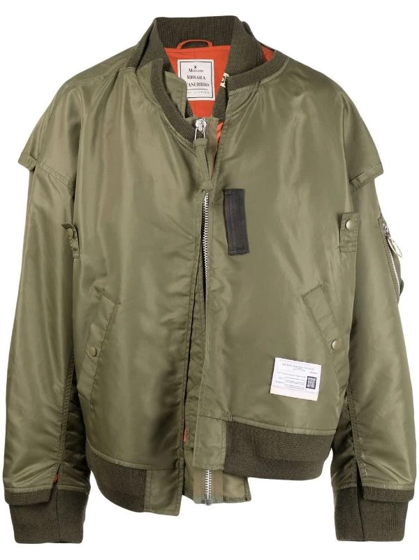 ( New Season ) Maison Mihara Yasuhiro Asymmetric Bomber Jacket 3 ( New Season ) Maison Mihara Yasuhiro Asymmetric Bomber Jacket