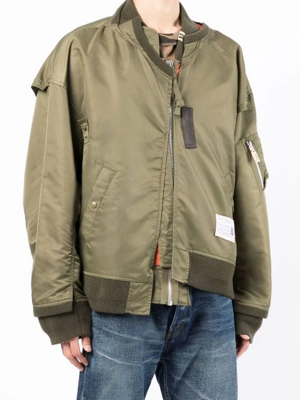( New Season ) Maison Mihara Yasuhiro Asymmetric Bomber Jacket 5 ( New Season ) Maison Mihara Yasuhiro Asymmetric Bomber Jacket - Image 3